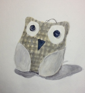 Owl Stuffy sketch made before breakfast